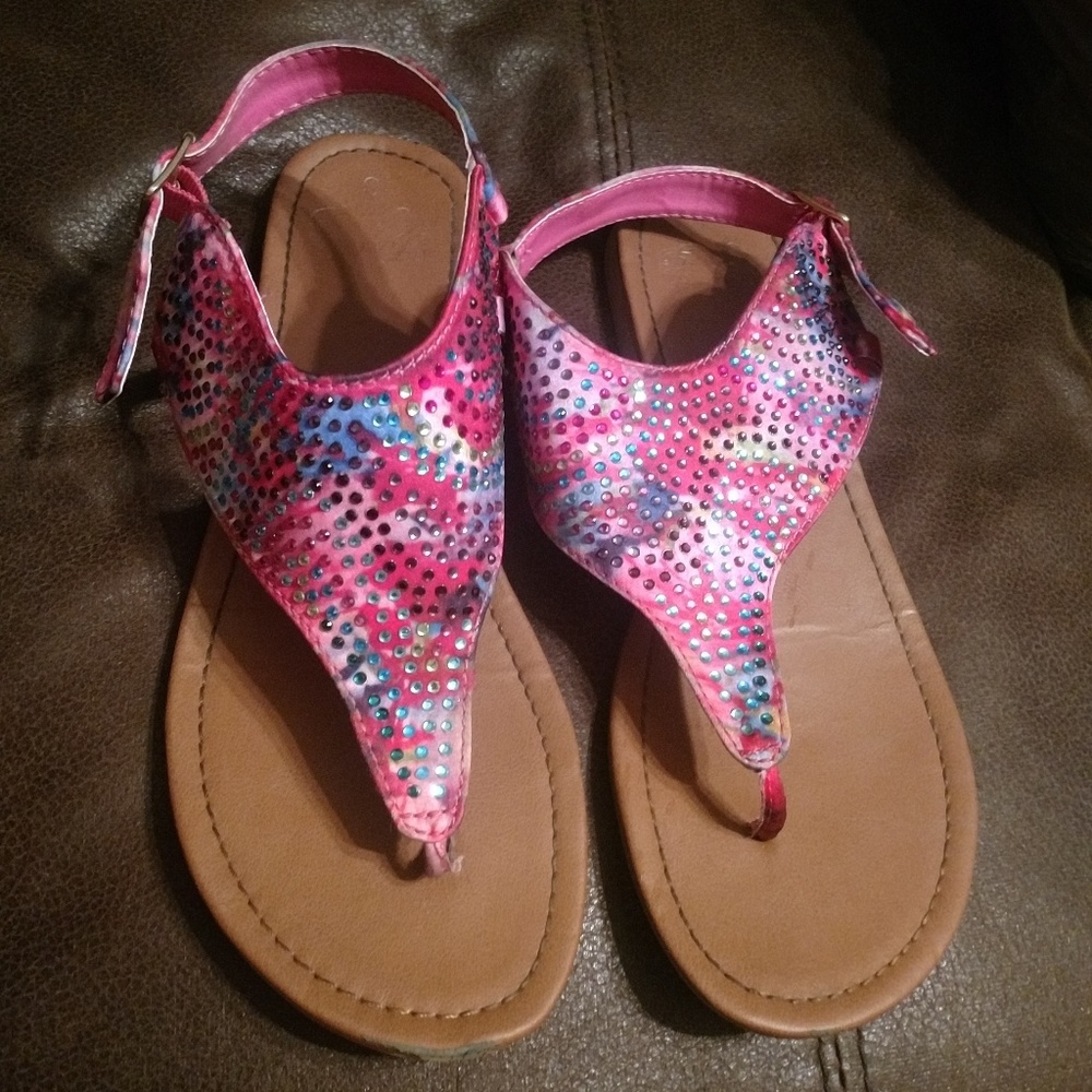 Faded Glory bedazzled sandals